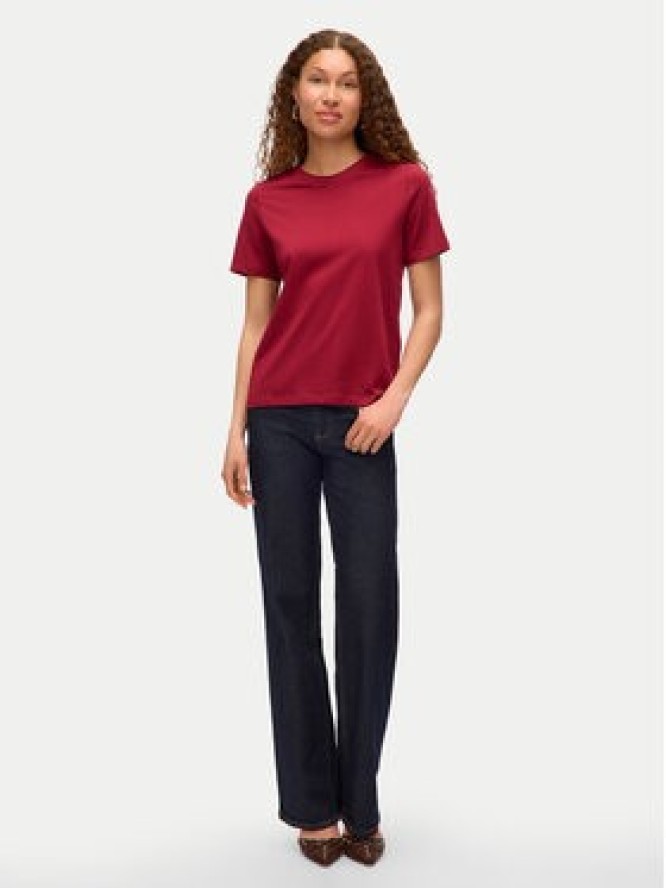 Vero Moda T-Shirt Paulina 10316991 Czerwony Regular Fit