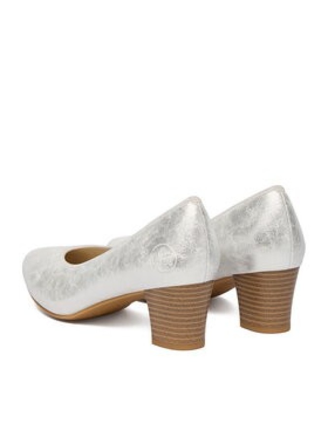 Rieker Czółenka 44650-90 Srebrny