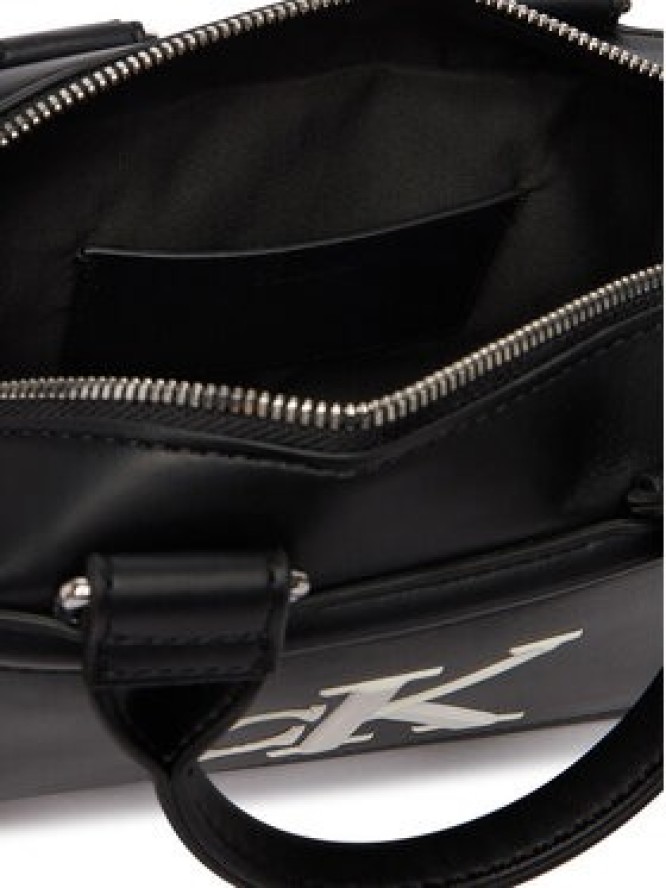 Calvin Klein Torebka Bold Ck Bauletto Crossbody LV04F3411G Czarny