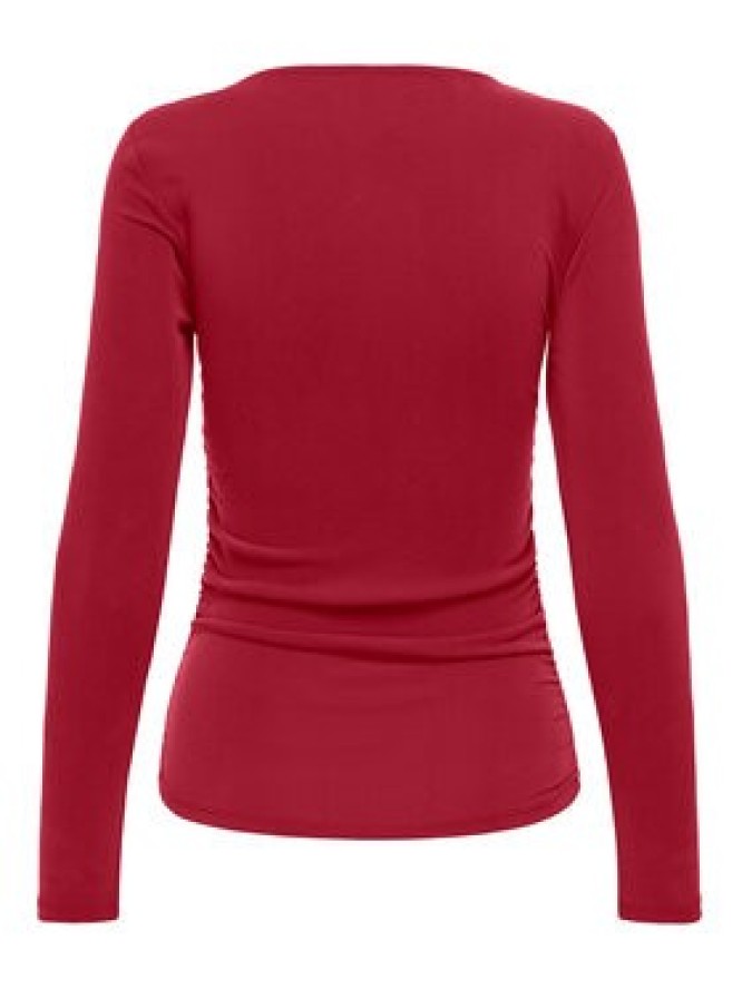 ONLY Bluzka Free Life 15365605 Czerwony Regular Fit