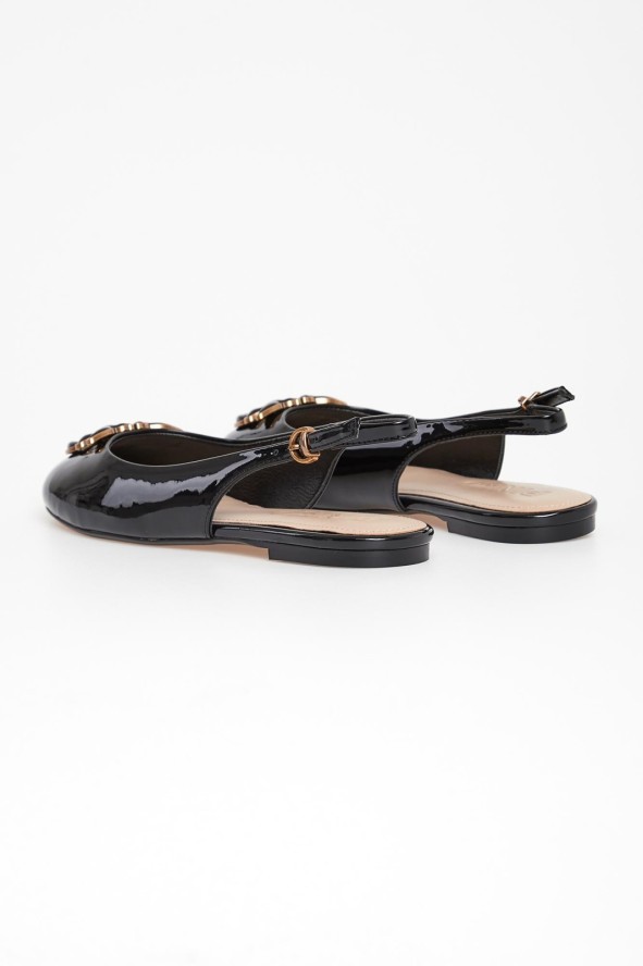 Baleriny lakierowana skóra PINKO