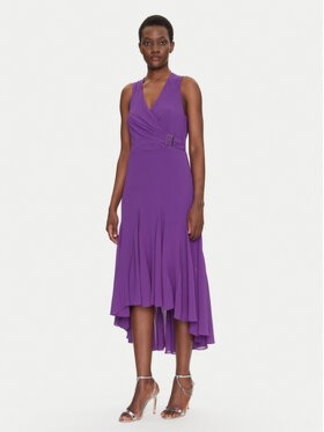 Morgan Sukienka koktajlowa 251-REEL M Fioletowy Regular Fit