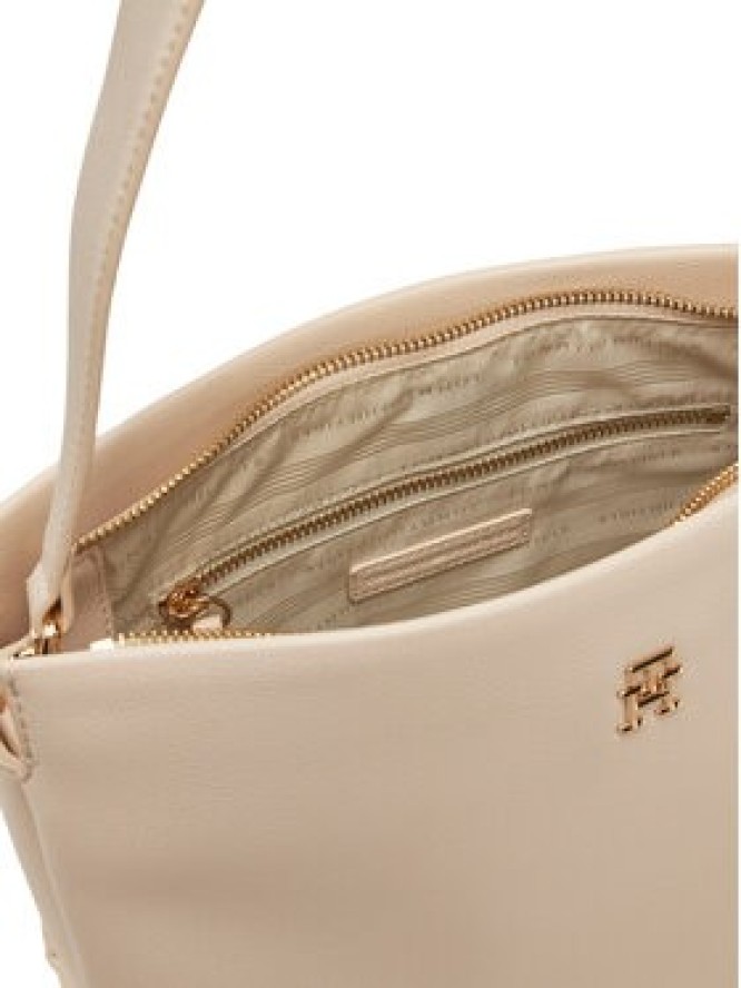 Tommy Hilfiger Torebka Th Legacy Med Satchel AW0AW17173 Écru
