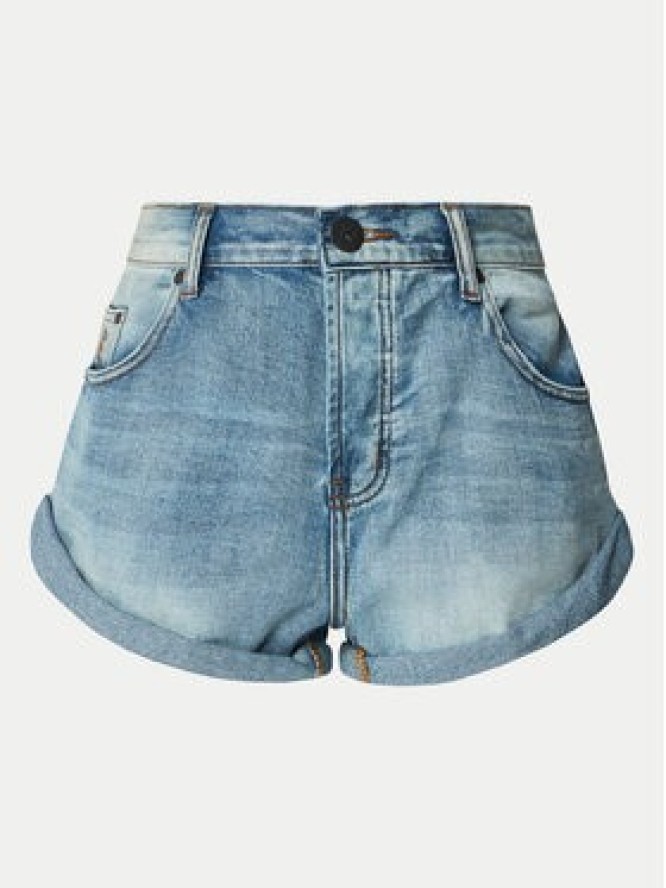 One Teaspoon Szorty jeansowe Bandits 26785 Niebieski Regular Fit