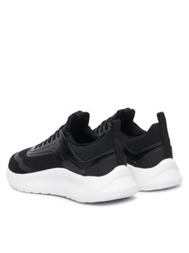Calvin Klein Sneakersy Light Eva Run Laceup Sock Jelly HW0HW03434 Czarny