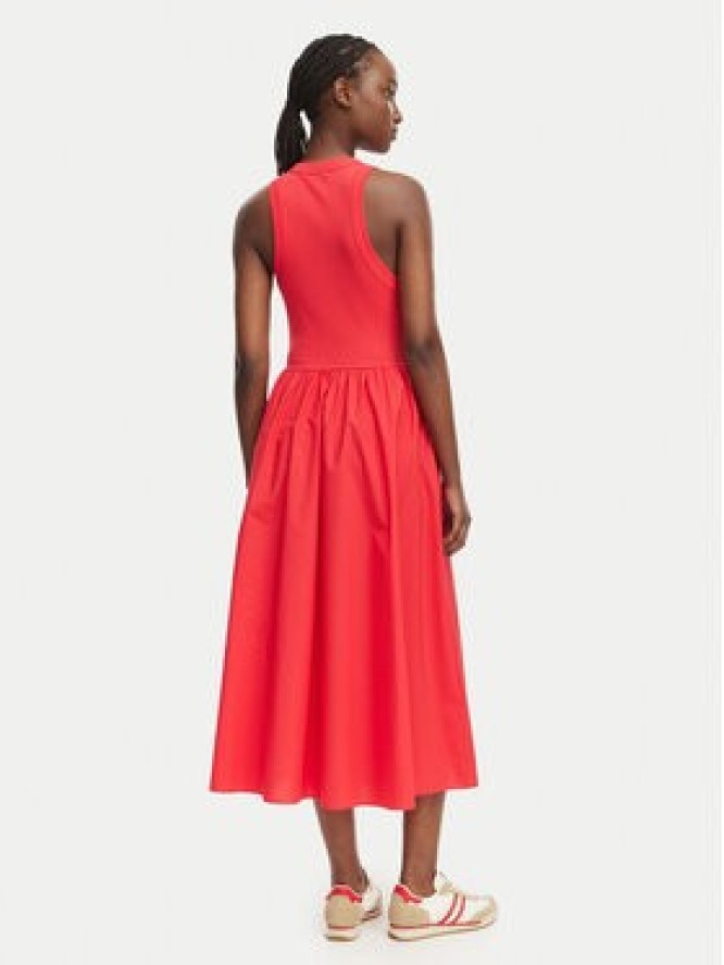 Tommy Jeans Sukienka letnia DW0DW22593 Czerwony Regular Fit