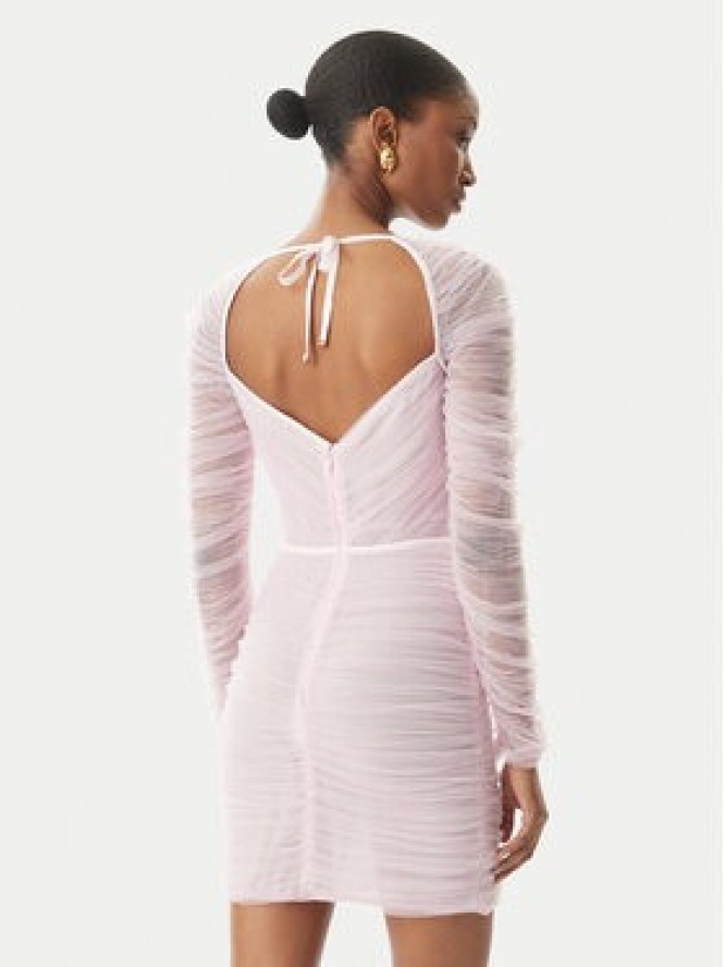 Elisabetta Franchi Sukienka koktajlowa AB68352E2 544 Różowy Slim Fit