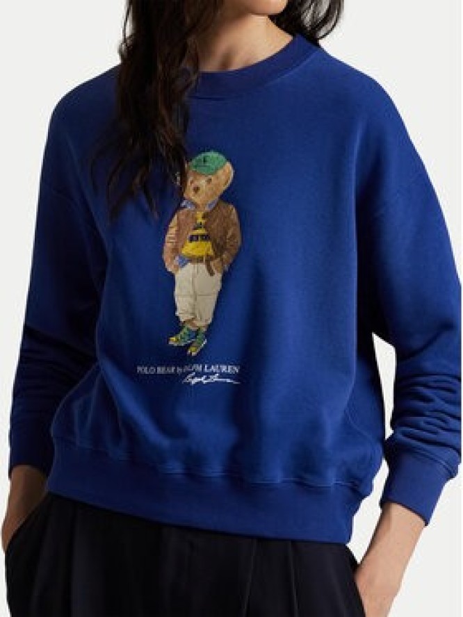 Polo Ralph Lauren Bluza 211971736001 Niebieski Relaxed Fit