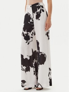 ACCESS FASHION Spodnie palazzo 53-5047-073 Biały Regular Fit