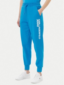 Karl Lagerfeld Jeans Spodnie dresowe A1W10058 Niebieski Regular Fit