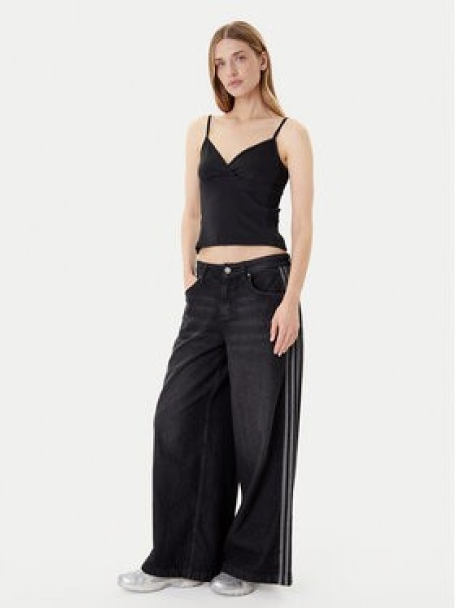 adidas Top Seasonal Essentials 3-Stripes JM1908 Czarny Slim Fit