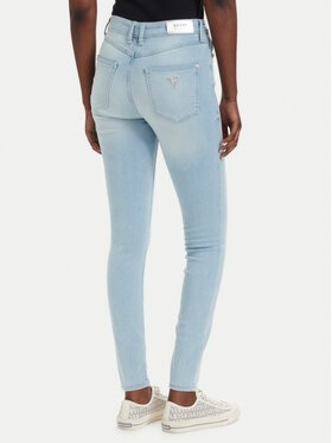 Guess Jeansy W6GA46 D0688 Niebieski Skinny Fit