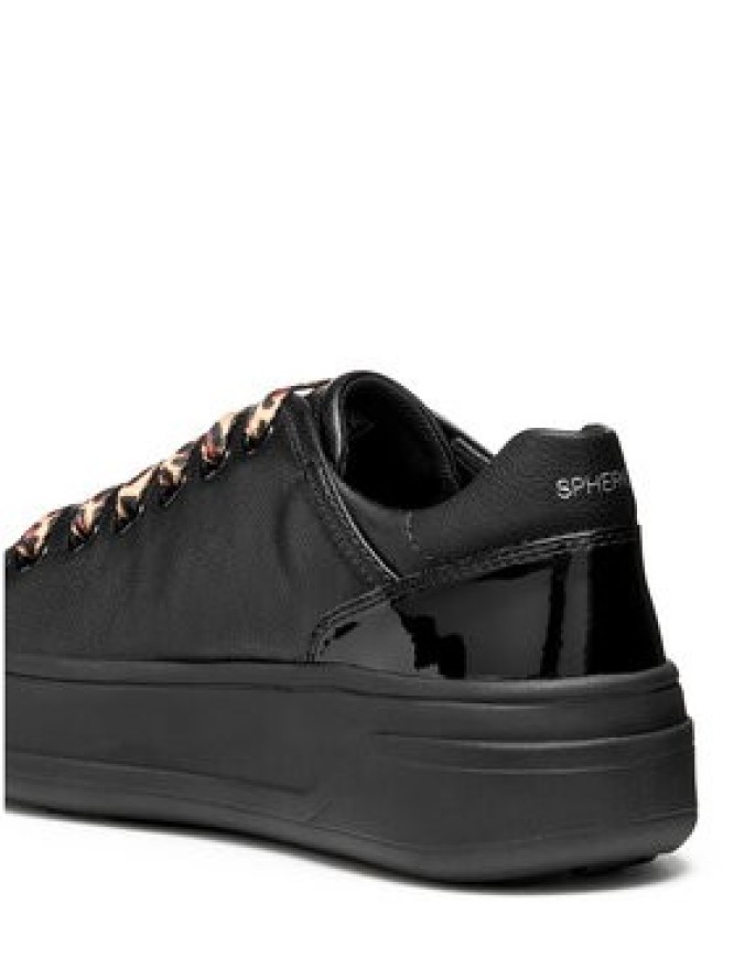 Geox Sneakersy D Spherica Ecub-2 D56WVD 05402 C9999 Czarny