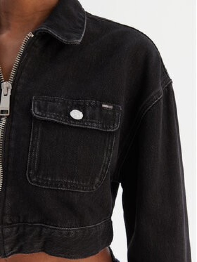 Tommy Jeans Kurtka jeansowa Station DW0DW22523 Czarny Regular Fit