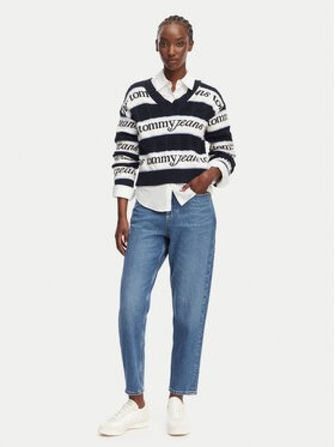 Tommy Jeans Jeansy DW0DW19245 Niebieski Mom Fit