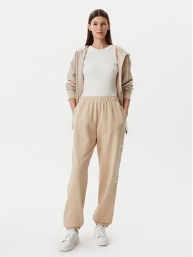 PINKO Spodnie dresowe Plumcake 104790 A2CV Beżowy Regular Fit