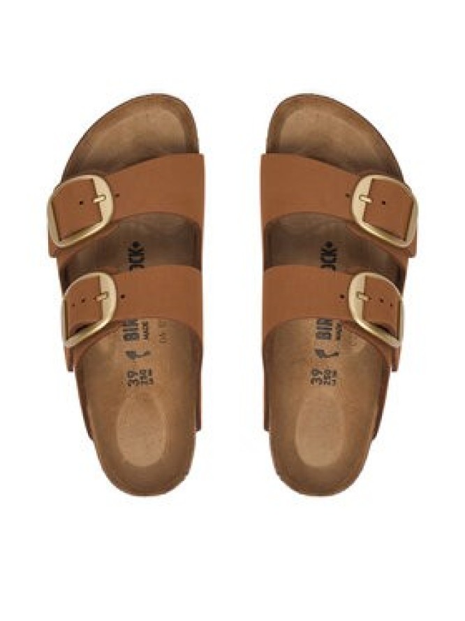 Birkenstock Klapki Arizona Big Buckle 1032989 Brązowy jasny