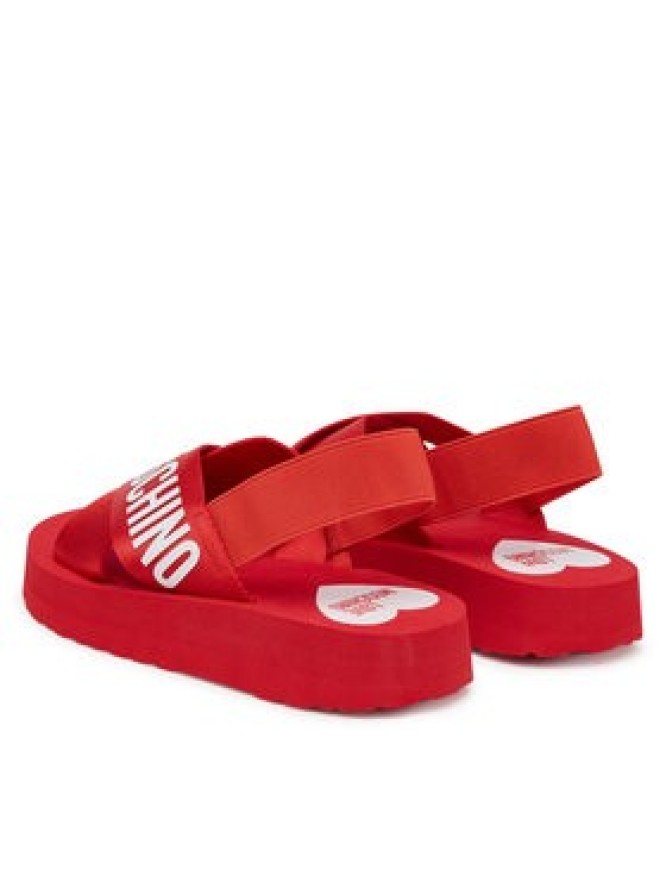 LOVE MOSCHINO Sandały JA16214G0MIX5500 Czerwony