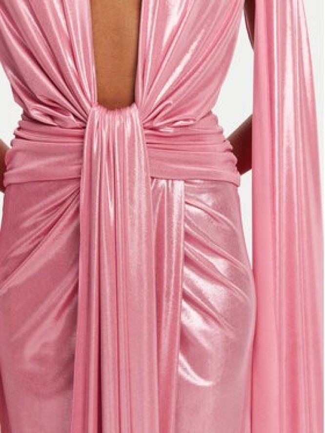 Babylon Sukienka wieczorowa MF0223 Różowy Regular Fit