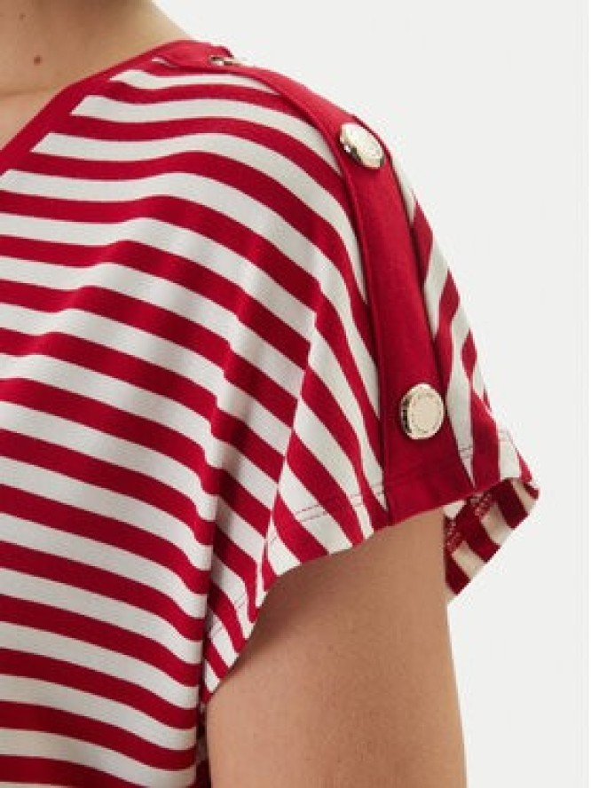 Morgan T-Shirt 261-DIVA Czerwony Regular Fit