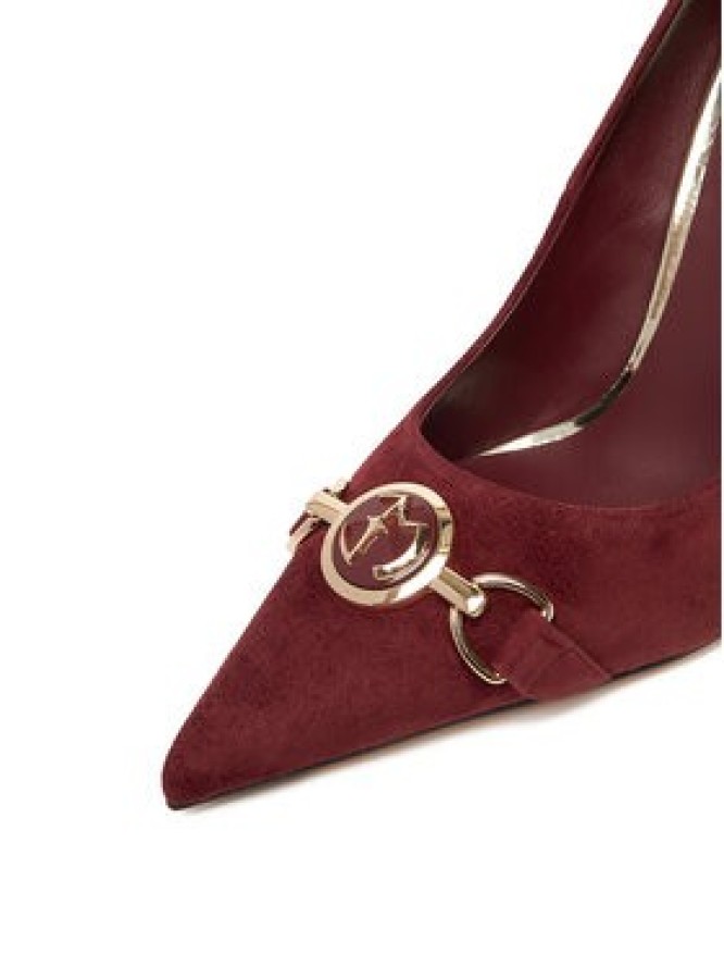 Eva Minge Szpilki EO-LILA-1677-13-3S Bordowy