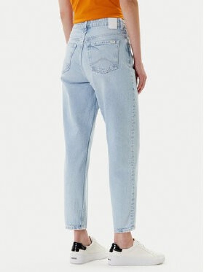 Mustang Jeansy Charlotte 1016196 Błękitny Mom Fit