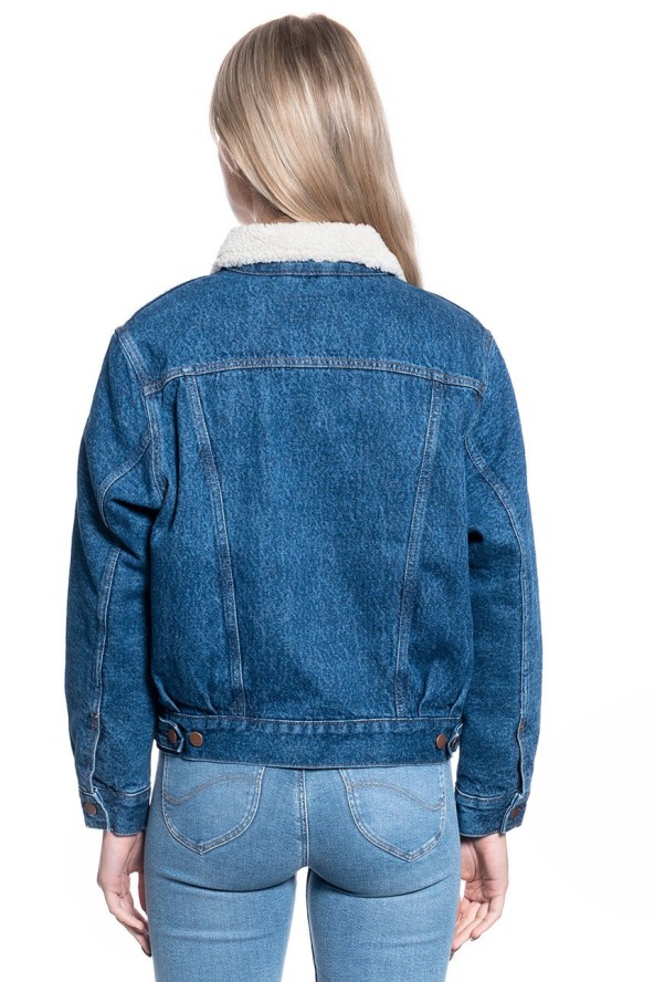 KURTKA DAMSKA WRANGLER SHERPA FRIENDS JACKE PEBBLE SAND W432MCX2A 112128837