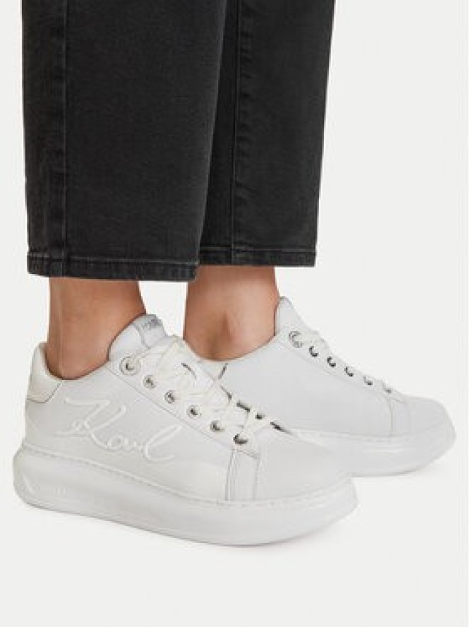 KARL LAGERFELD Sneakersy Kapri KL62548F Biały