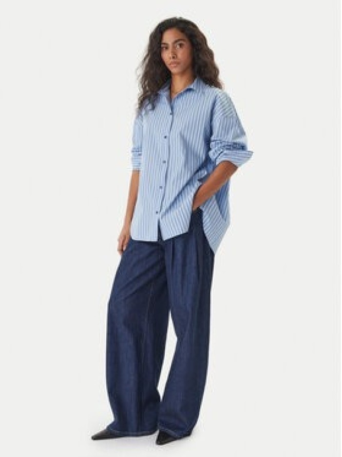 BOSS Koszula C_Bostatta 50559241 Niebieski Oversize