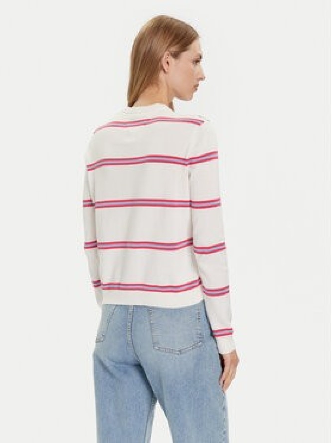 Tommy Jeans Sweter Essential DW0DW20159 Écru Regular Fit