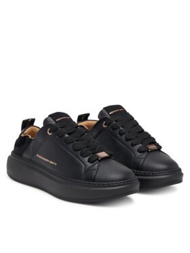 Alexander Smith Sneakersy Wembley Rouched ASBEWAW-0183 Czarny