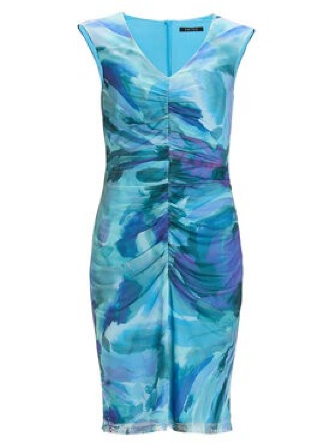 Swing Sukienka koktajlowa 5AI21400 Niebieski Slim Fit