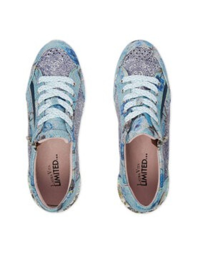 Laura Vita Sneakersy Joctao 06 Niebieski