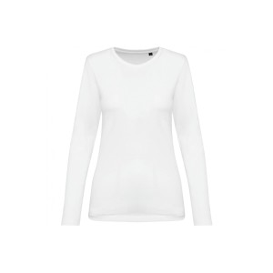Suprima koszulka z długim rękawem z okrągłym dekoltem dla kobiet Kariban Premium