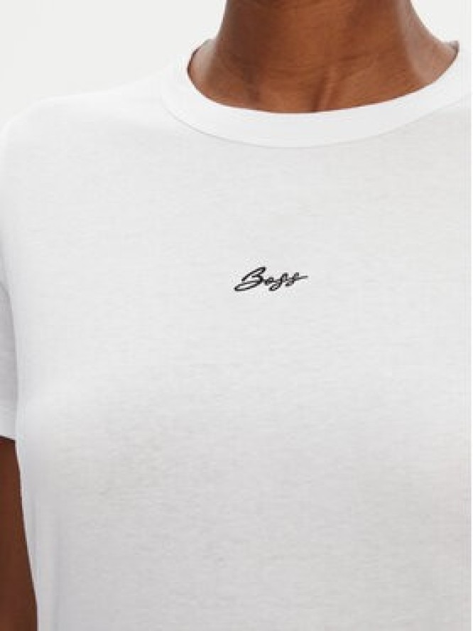 BOSS T-Shirt C_Elogo_5 50547547 Biały Slim Fit
