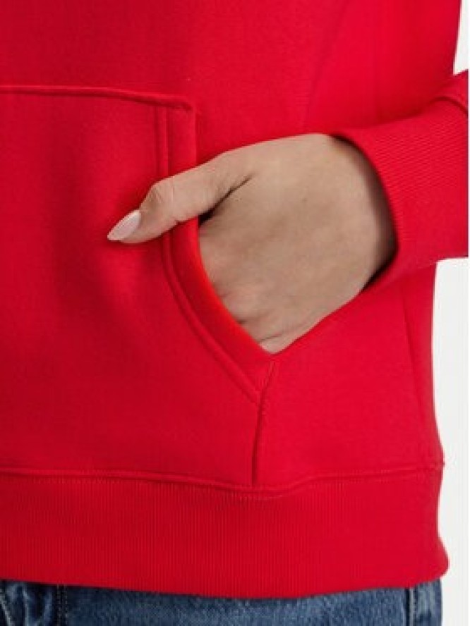 Tommy Jeans Bluza DW0DW19958 Czerwony Regular Fit