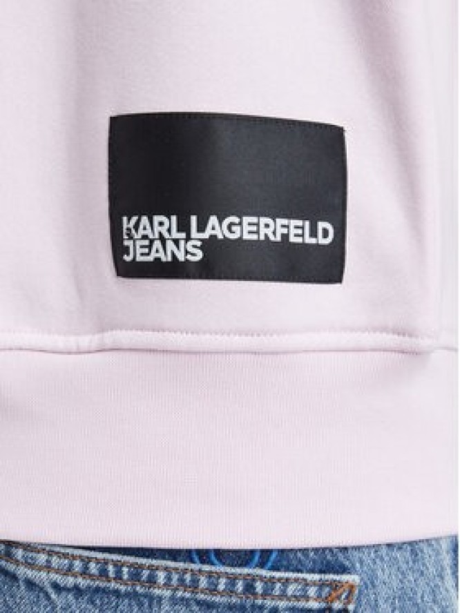 Karl Lagerfeld Jeans Bluza A1W20005 Różowy jasny Regular Fit