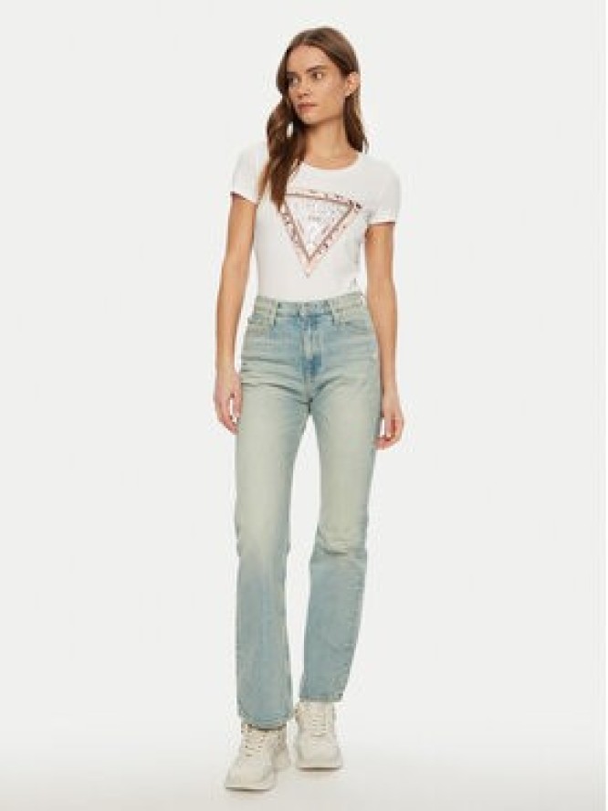 Guess T-Shirt W5RI22 J1314 Biały Regular Fit