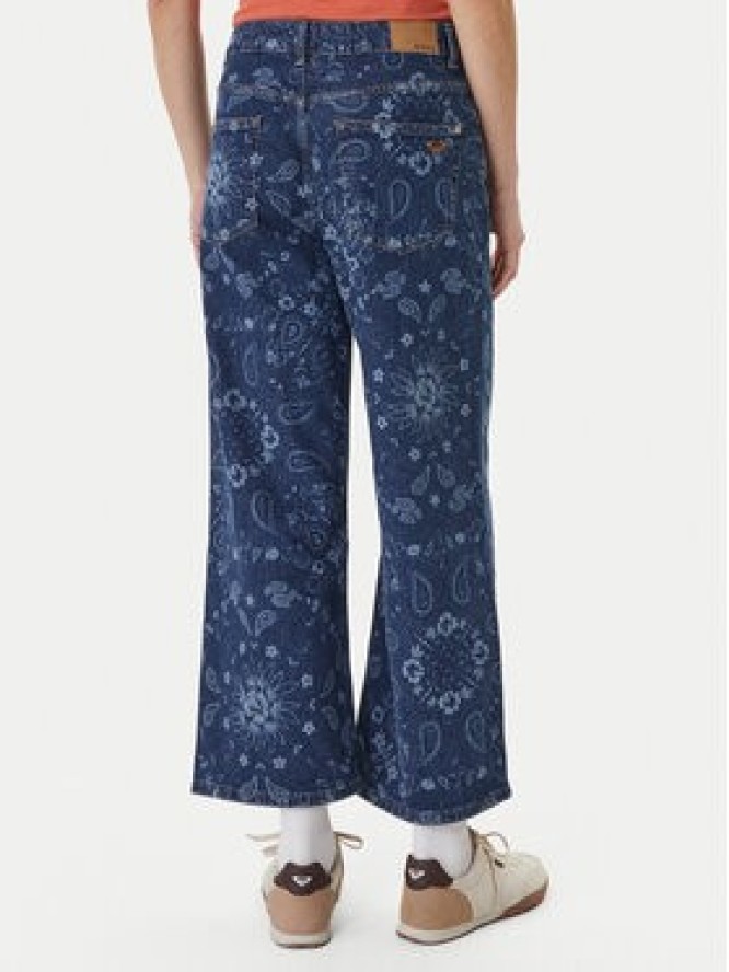 Roxy Jeansy Boogie Night ERJDP03332 Niebieski Wide Leg