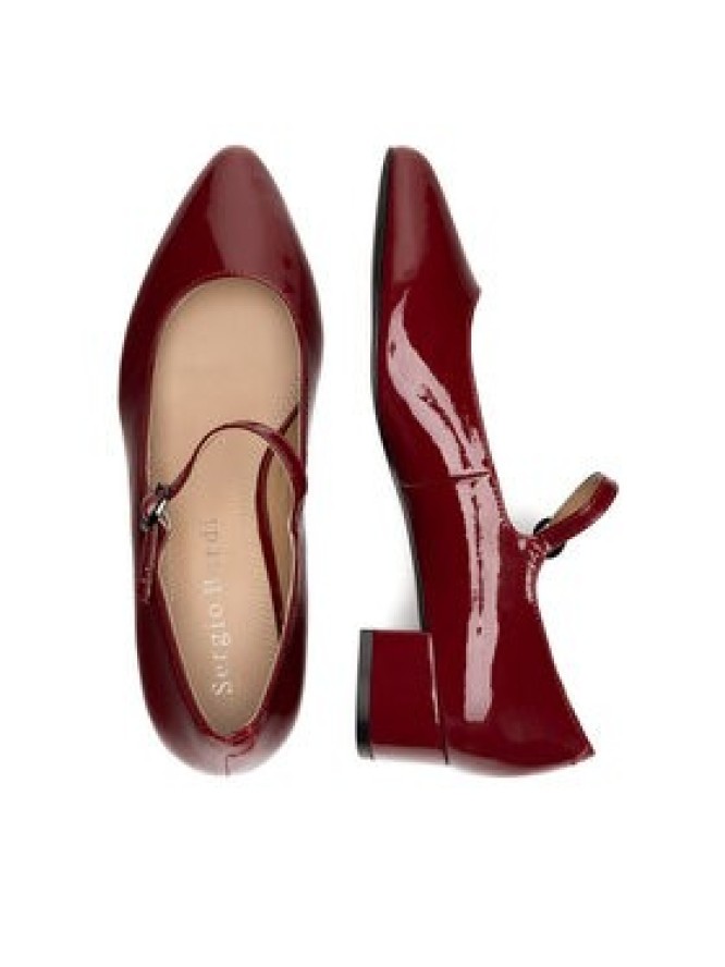 Sergio Bardi Czółenka WYL4033-1Z-SB Bordowy