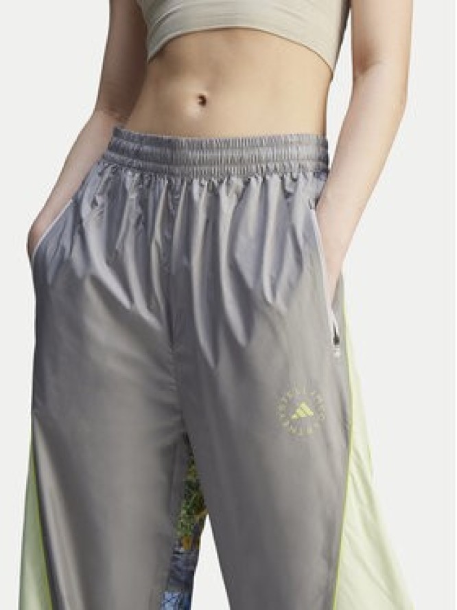 adidas by Stella McCartney Spodnie dresowe Earth Collage JG5794 Szary Loose Fit