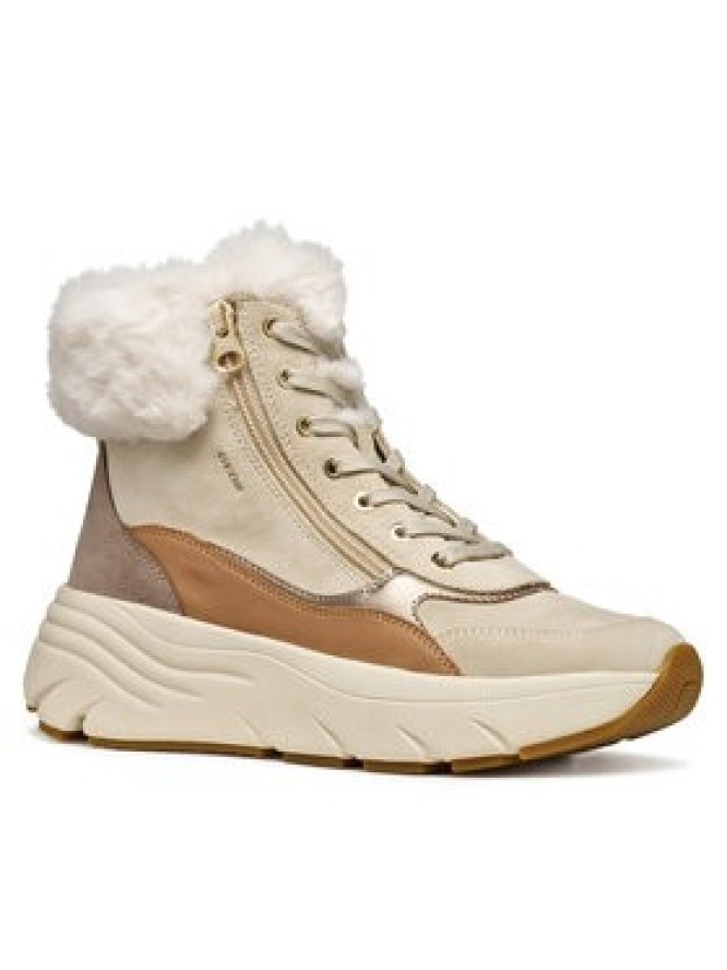 Geox Sneakersy D Diamanta D56UFB 02285 CH65A Beżowy