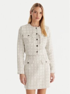 Guess Kurtka przejściowa W5YN44 WHDB2 Biały Regular Fit