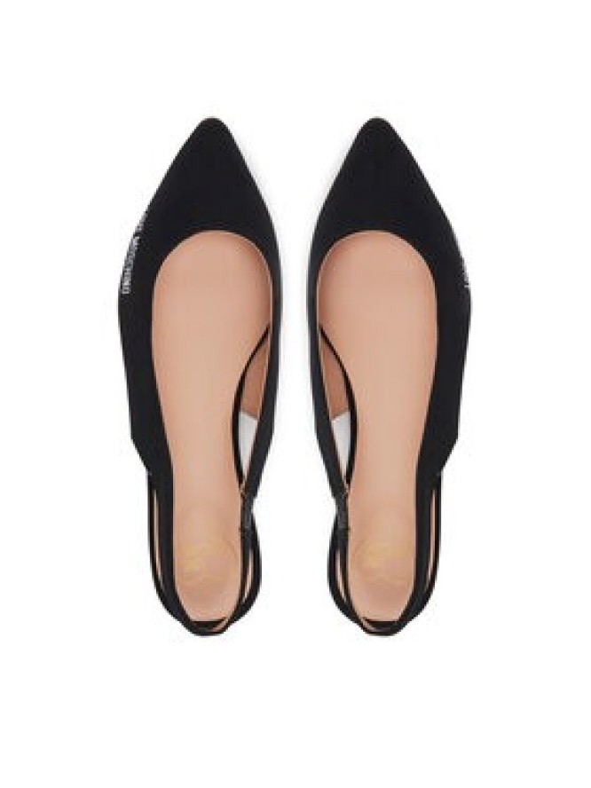 LOVE MOSCHINO Baleriny JA11021G0MIM0000 Czarny