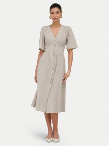 ONLY Sukienka codzienna Tizana 15373535 Beżowy Regular Fit
