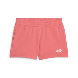 Damskie szorty z małym logo No. 1 ESS 4'' PUMA Peach Frost Red