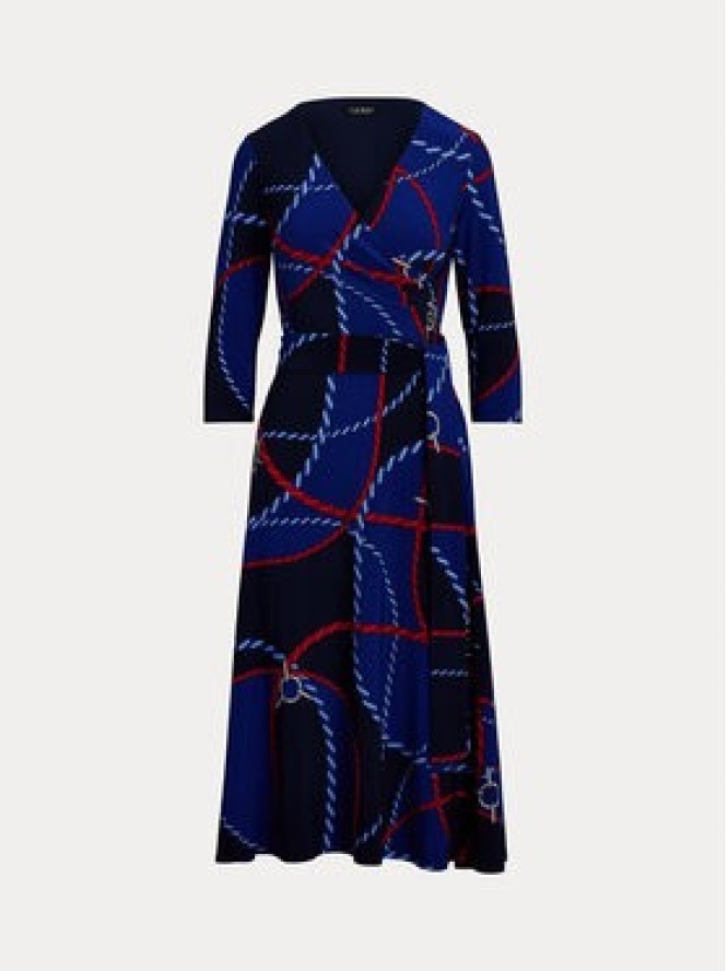LAUREN RALPH LAUREN Sukienka koktajlowa 250957730001 Granatowy