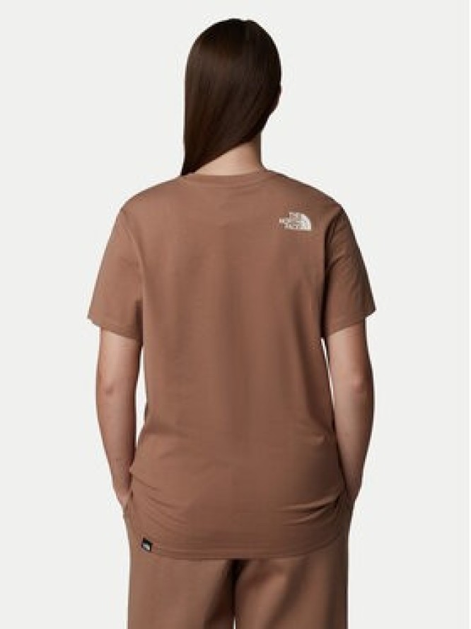The North Face T-Shirt Easy NF0A8A6G Brązowy Loose Fit