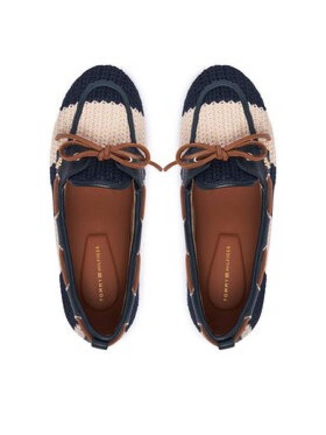 Tommy Hilfiger Mokasyny Th Flex FW0FW09506 Granatowy