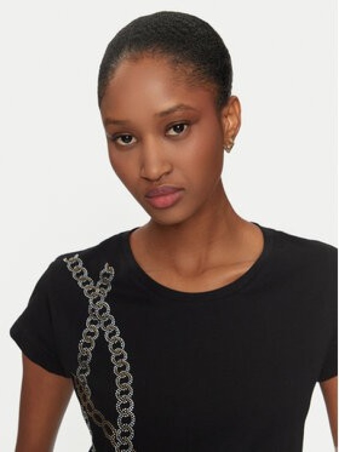 Rinascimento T-Shirt CFC0121232003 Czarny Regular Fit